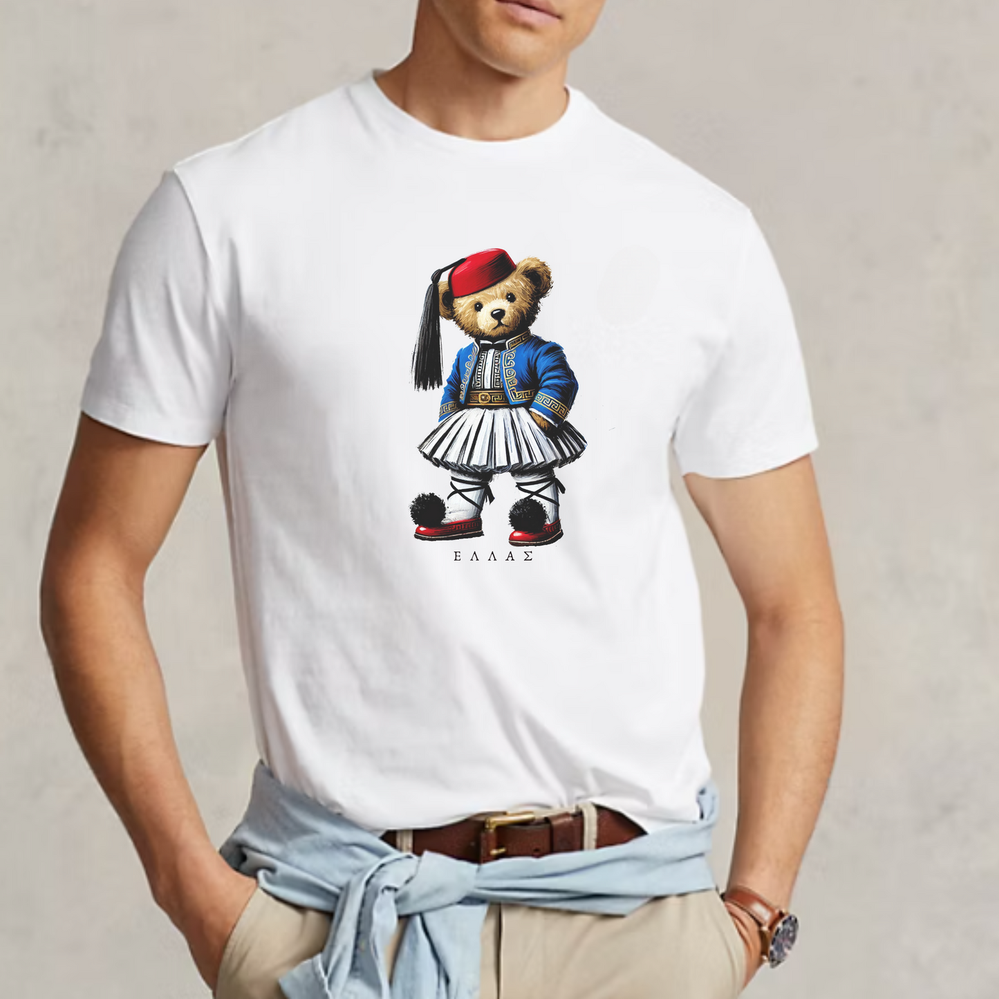 Greek Evzone Teddy Bear Unisex T-Shirt