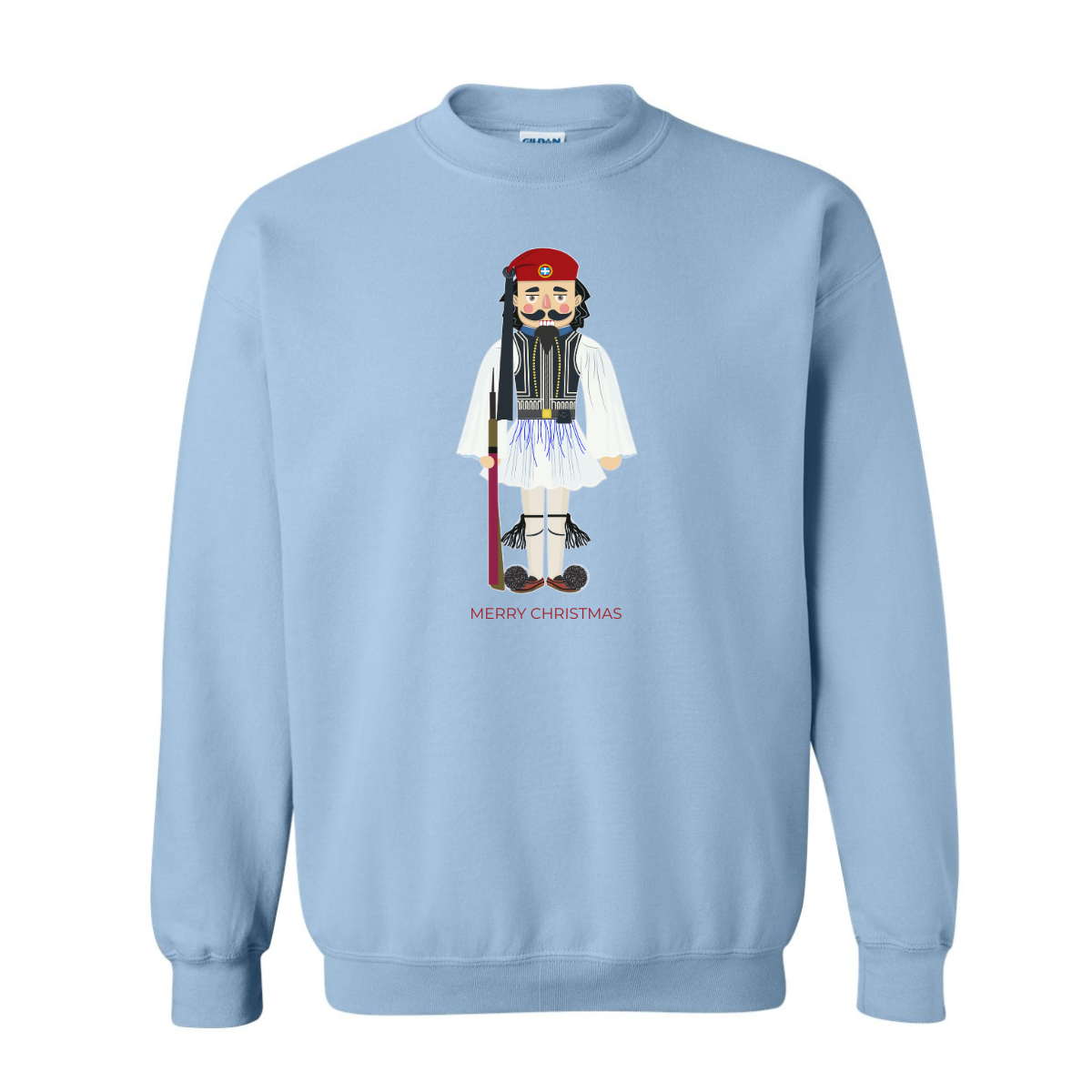 Greek Evzone Nutcracker Sweatshirt