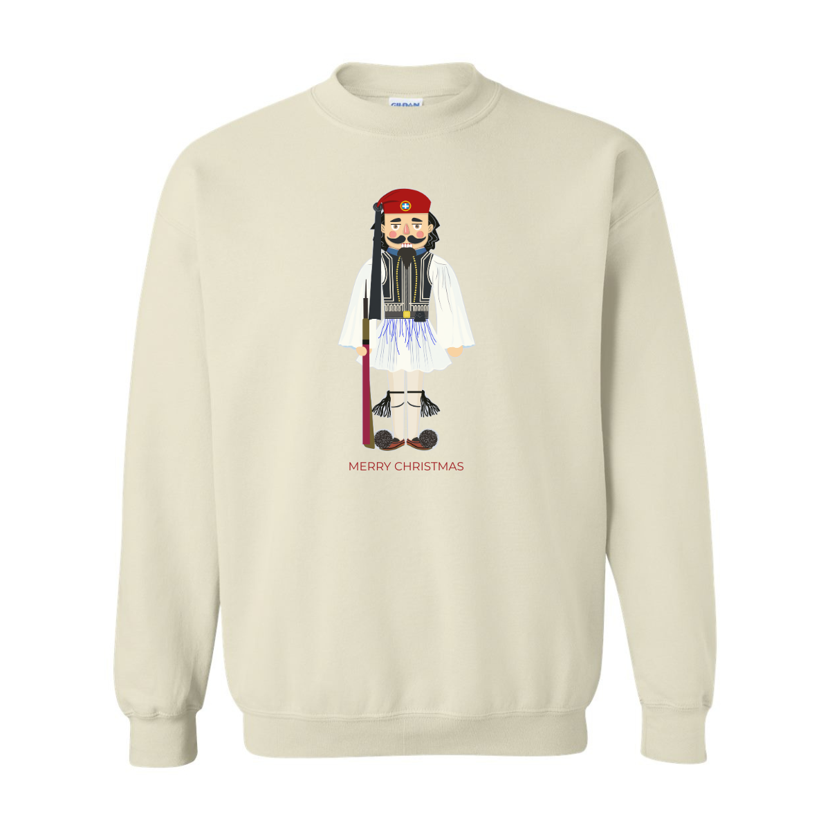 Greek Evzone Nutcracker Sweatshirt