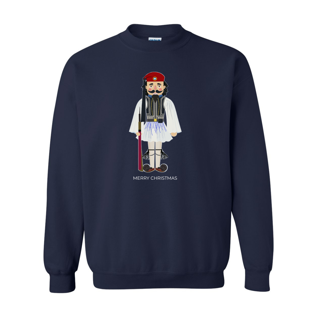 Greek Evzone Nutcracker Sweatshirt