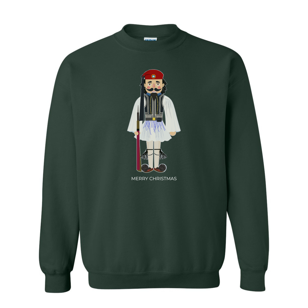 Greek Evzone Nutcracker Sweatshirt