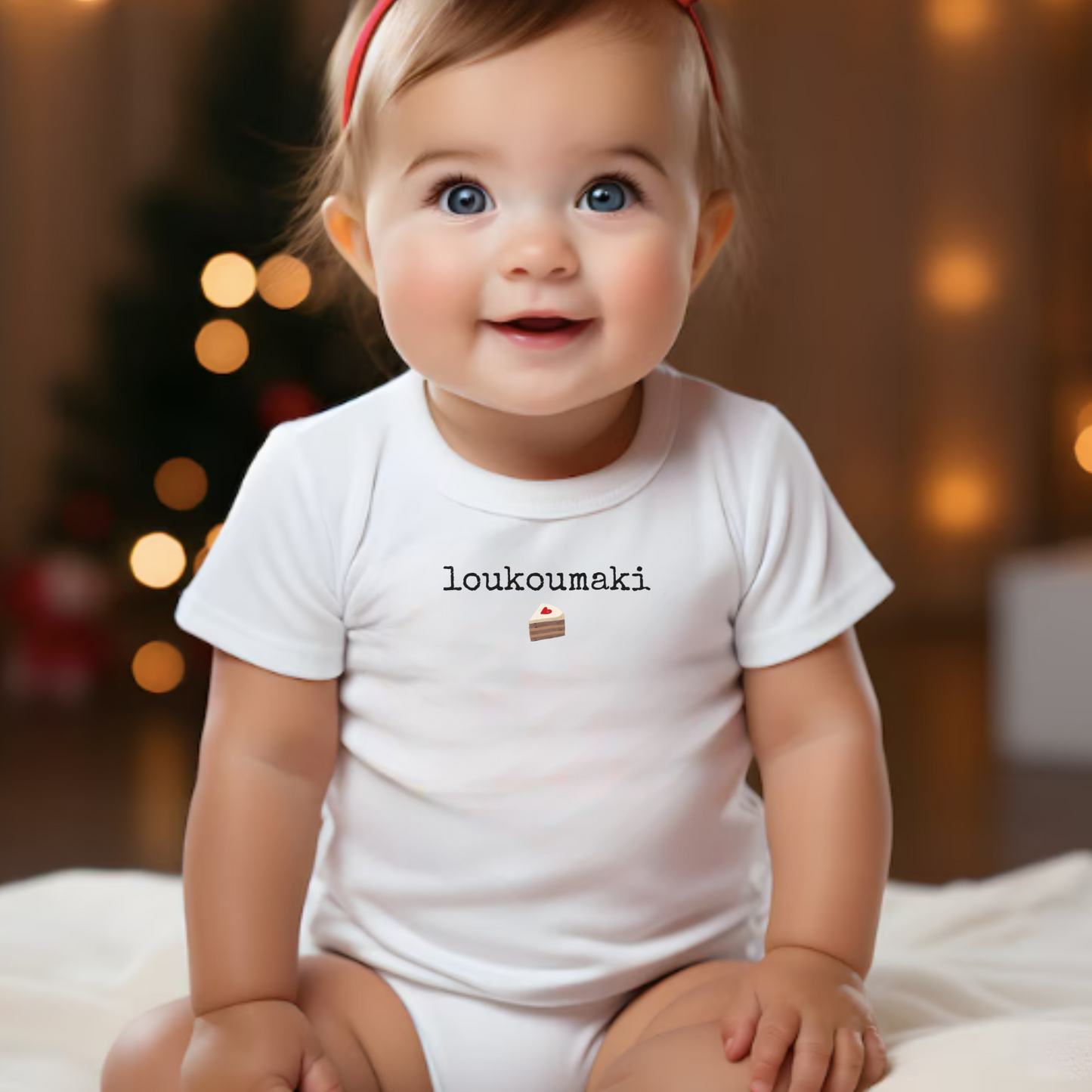 Loukoumaki Baby Onesie