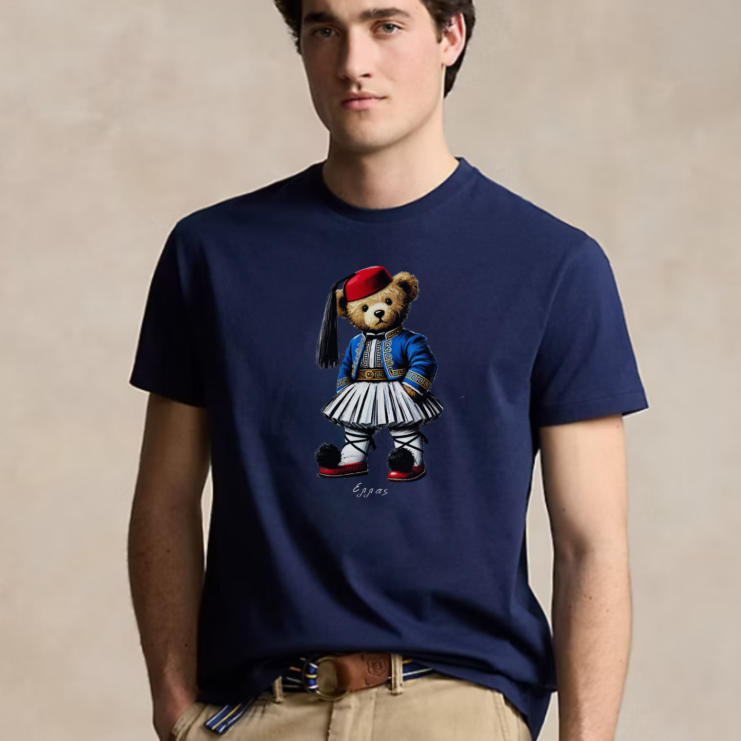 Greek Evzone Teddy Bear Unisex T-Shirt
