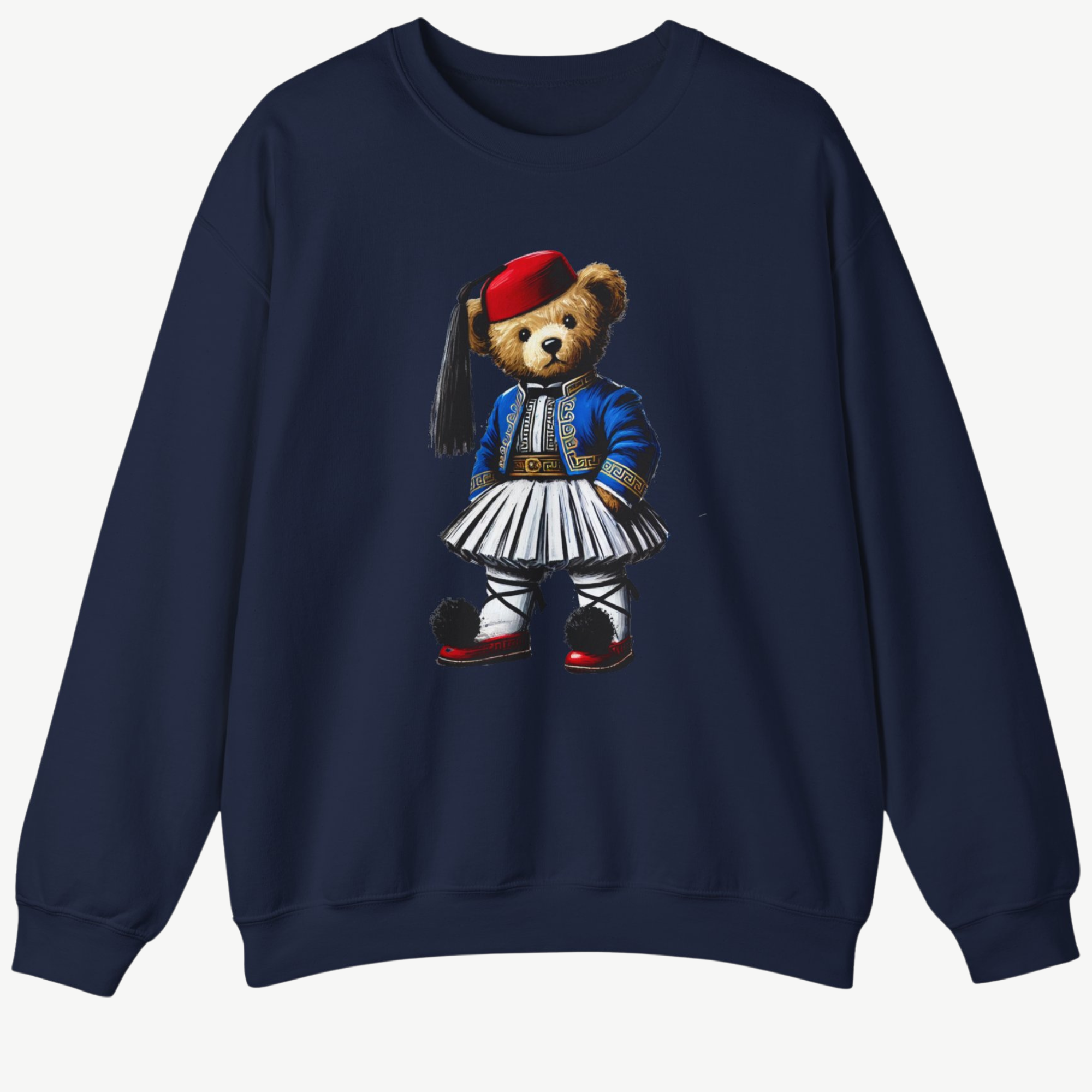 Theo Evzone Teddy Unisex Crewneck Sweatshirt