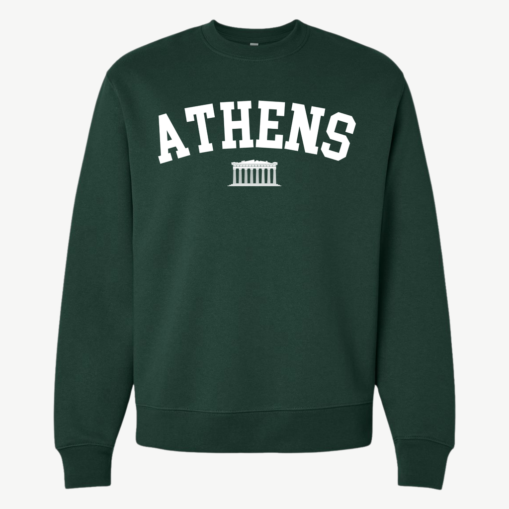 Athens Unisex Heavyweight Crewneck Sweatshirt