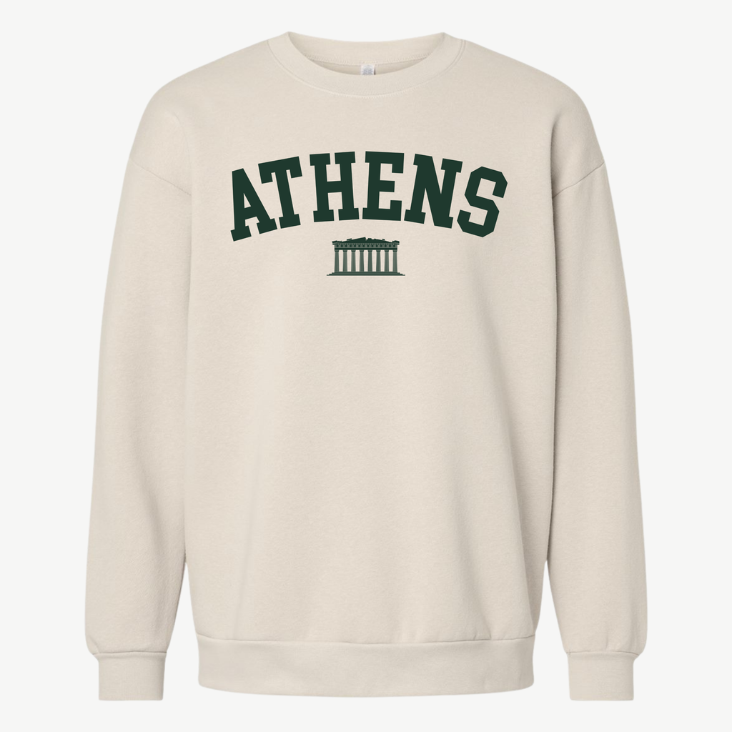 Athens Unisex Heavyweight Crewneck Sweatshirt
