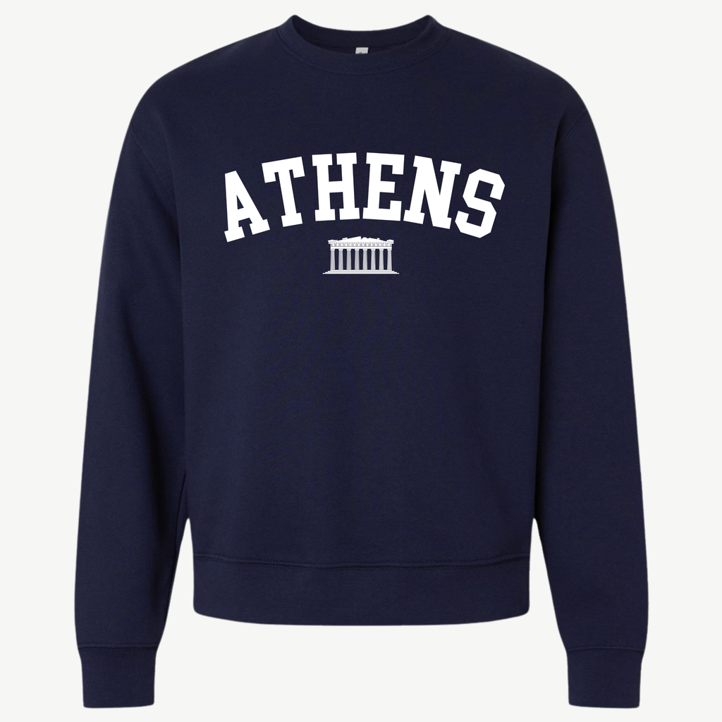 Athens Unisex Heavyweight Crewneck Sweatshirt